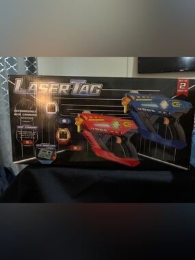 Laser Tag Electronic Blasters Set - Red & Blue-Set of 2